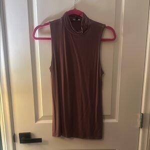 Sleeveless Mauve Top